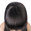 Hot selling human hair extension wigs remi wig vendors free sample vietnamese raw hair machine bob wigs with bangs